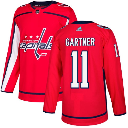 Adidas Men Washington Capitals 11 Mike Gartner Red Home Authentic Stitched NHL Jersey